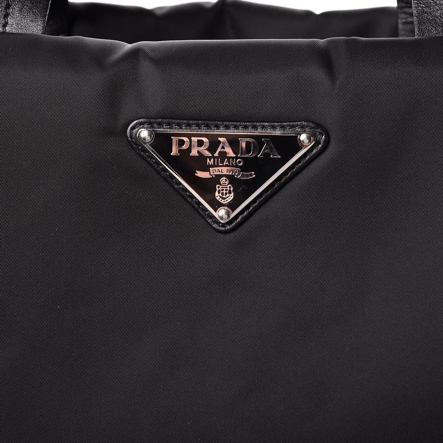 Tessuto Nylon Vela Shopping Tote Black