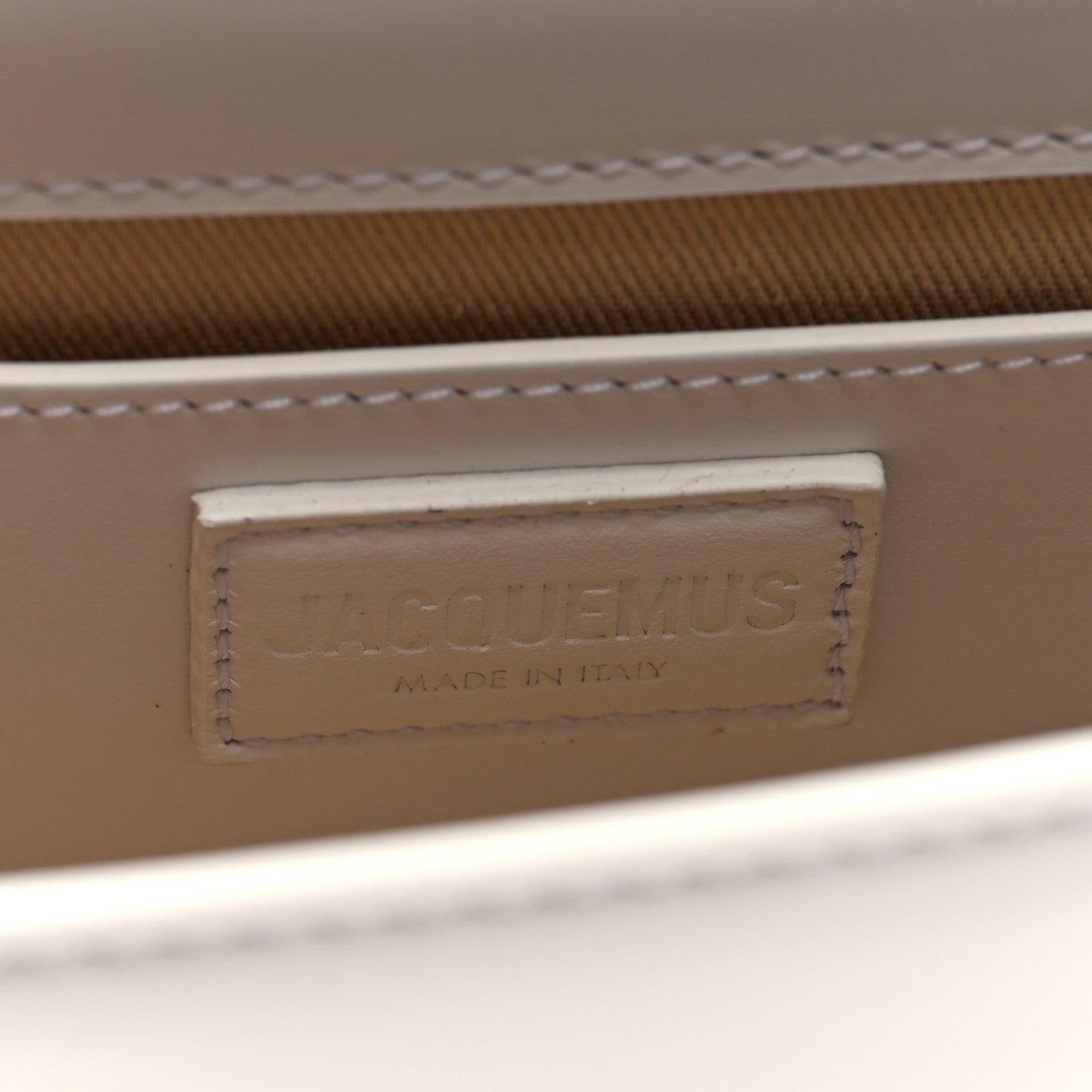 Jacquemus Smooth Calfskin Le Bambino Long White 6 of 9
