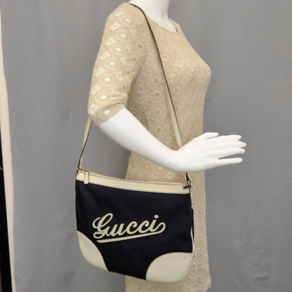 Gucci Nylon Boulevard Messenger Bag Navy 2 of 10
