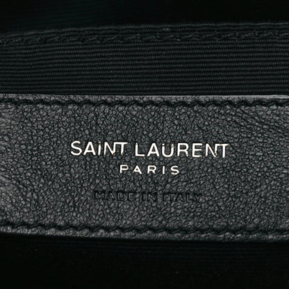 Saint Laurent Calfskin Matelasse Monogram Lou Camera Bag Dark Beige 6 of 9