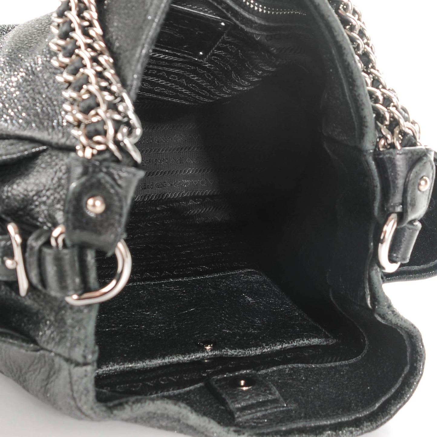 Cervo Lux Shoulder Bag Nero Black