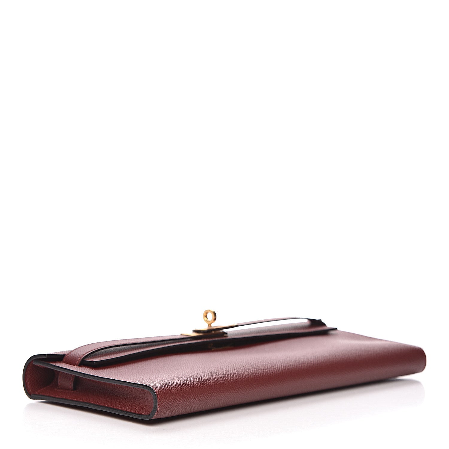 Hermes Epsom Kelly Cut Clutch Pochette Rouge H 4 of 7