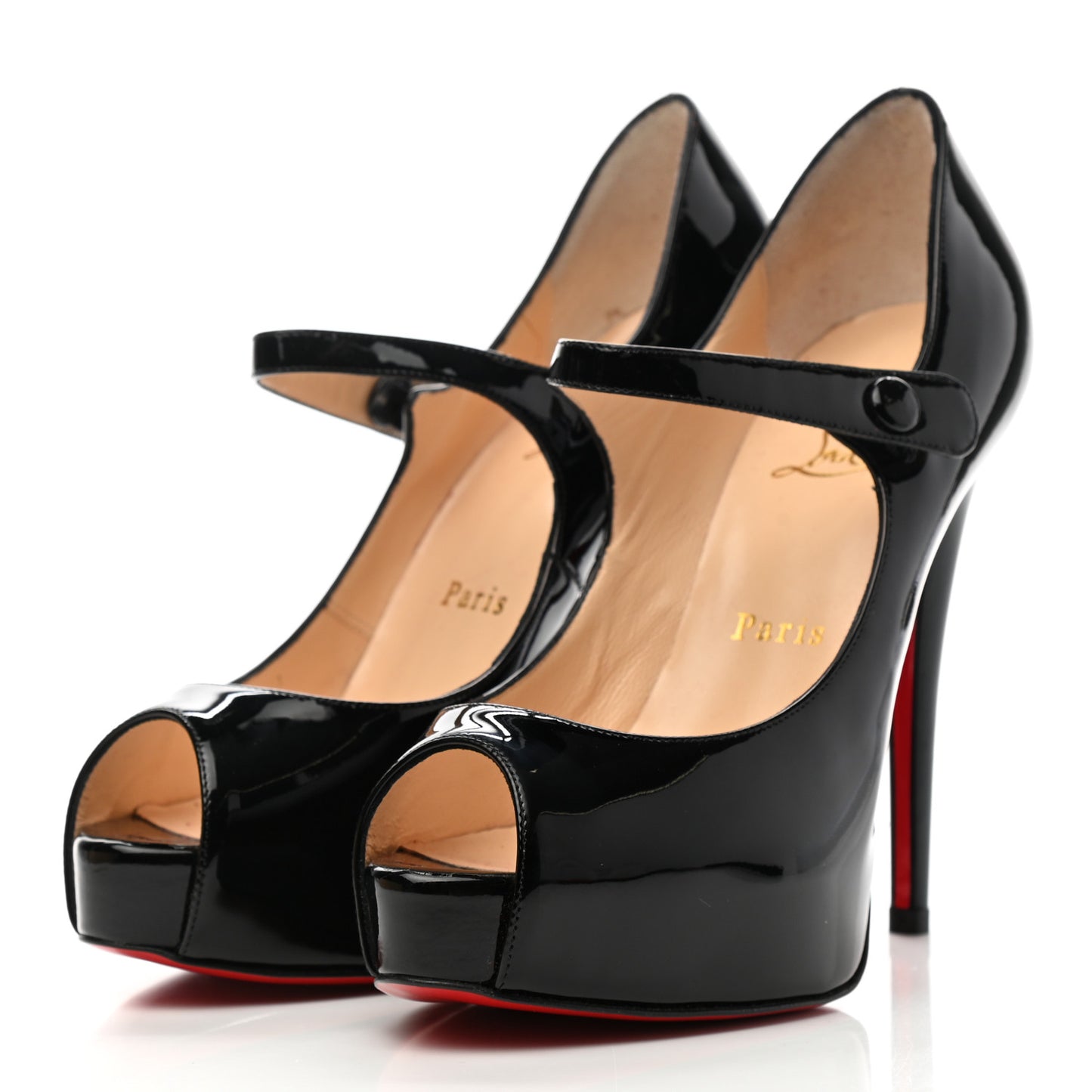 Kid Patent Jane Vendome 120 Pumps 36.5 Black