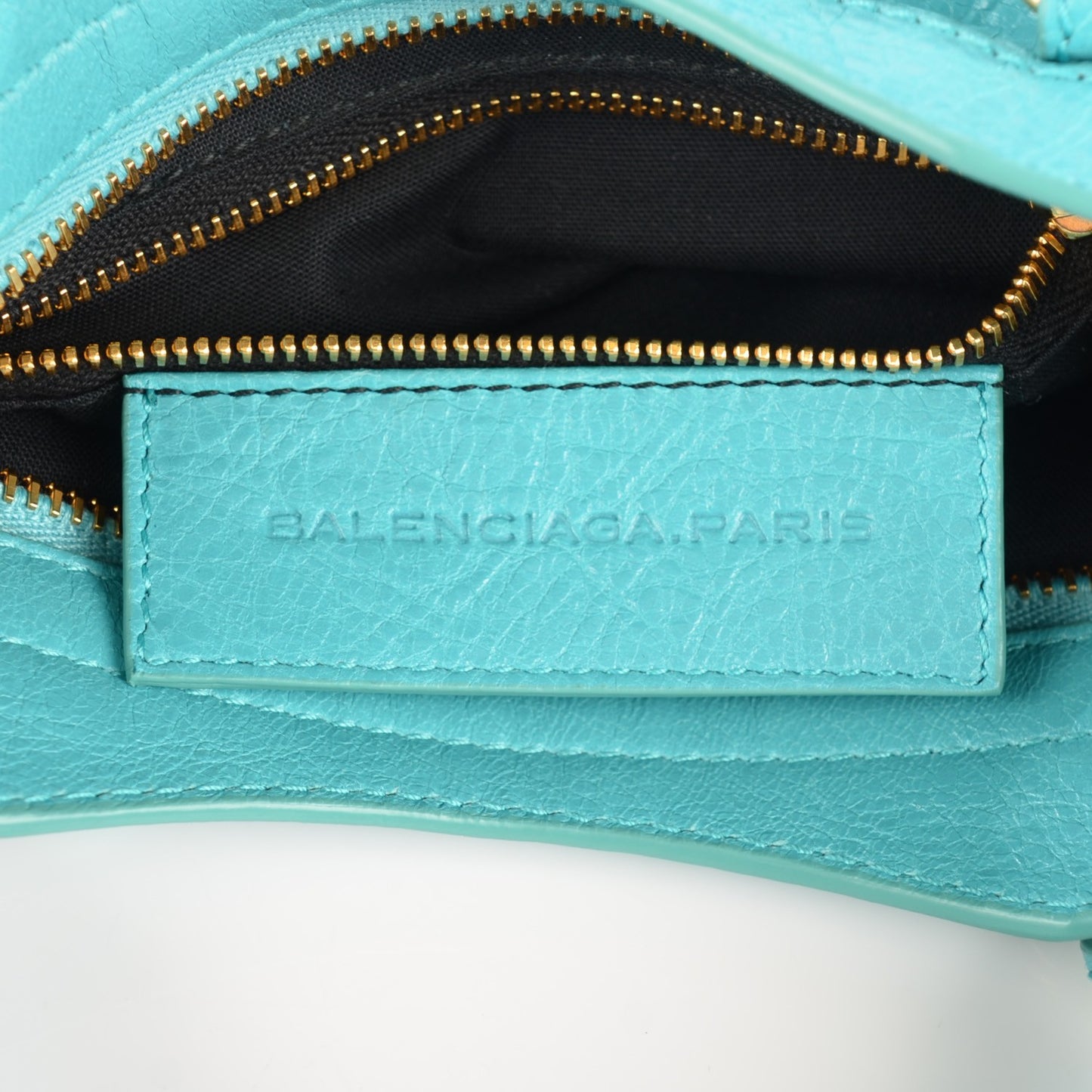 Agneau Giant 12 Gold Hardware Mini City Bleu Tropical