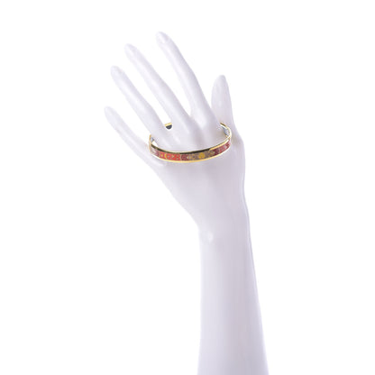 Hermes Enamel Printed Narrow Sun Moon Stars Bracelet 62 2 of 4