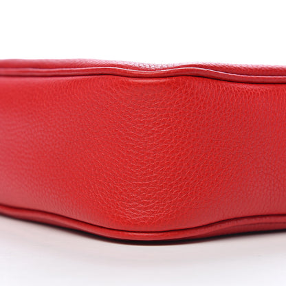 Gucci Pebbled Calfskin Small Soho Disco Bag Tabasco Red 8 of 9