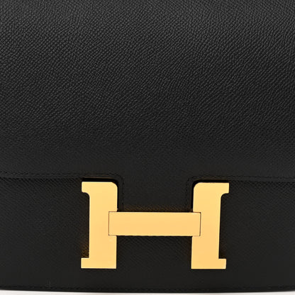 Hermes Epsom Constance 24 Black 8 of 10