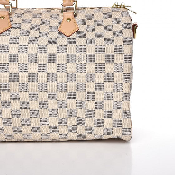 Damier Azur Speedy Bandouliere 35