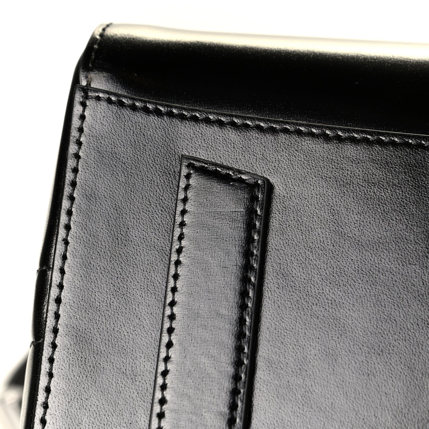 Shiny Lord Calfskin Small Antigona Black