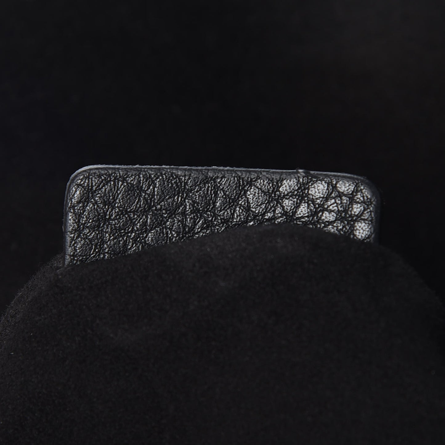 Grained Calfskin Cannage Medium Supple Lady Dior Black