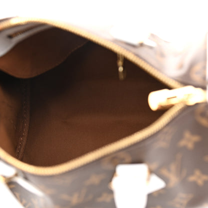 Louis Vuitton Monogram LV Match Speedy Bandouliere 25 White 5 of 6