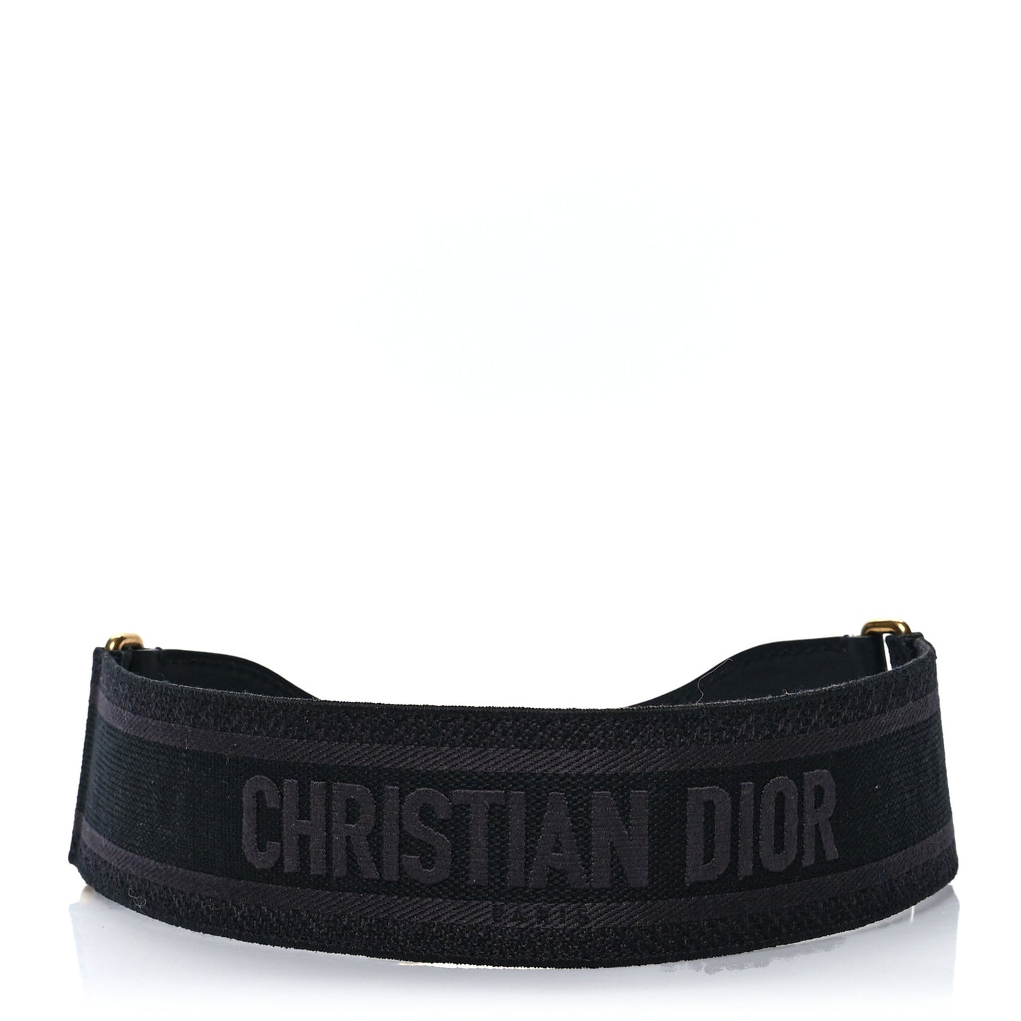 Canvas Embroidered Large Book Belt 75 30 Anthracite