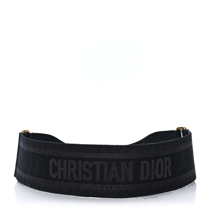 Christian Dior Canvas Embroidered Large Book Belt 75 30 Anthracite 1 of 4