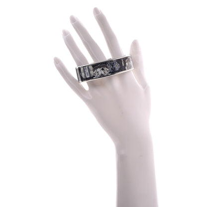 Hermes Enamel Printed Cachemire de Tamara Wide Bracelet 65 2 of 6