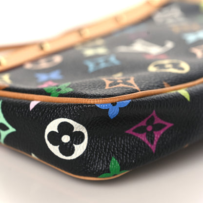 Louis Vuitton Monogram Multicolor Pochette Accessories Black 7 of 8