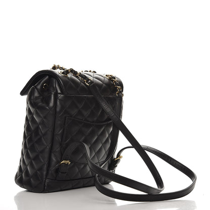 Chanel Calfskin Quilted Small Urban Spirit Backpack Black 3 of 8