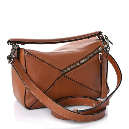 Loewe Calfskin Small Puzzle Bag Tan 3 of 20