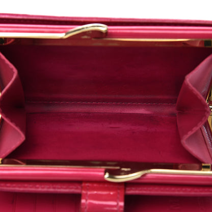 Louis Vuitton Vernis French Purse Wallet Framboise 6 of 11