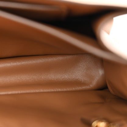 Prada Calfskin Medium Soft Sound Shoulder Bag Caramel 5 of 12