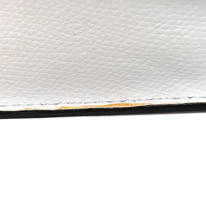 Fendi Vitello Cruise F is Fendi Bi-Color FF 1974 Embossed Envelope Belt Bag Maya White Ice 12 of 14