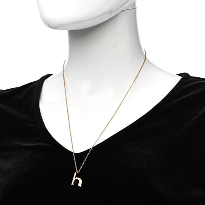 Louis Vuitton LV And Me Letter H Necklace Gold 2 of 8
