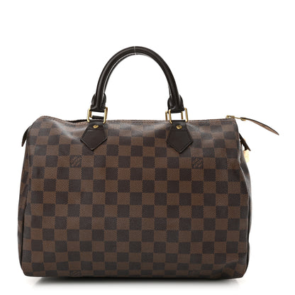 Louis Vuitton Damier Ebene Speedy 30 1 of 19