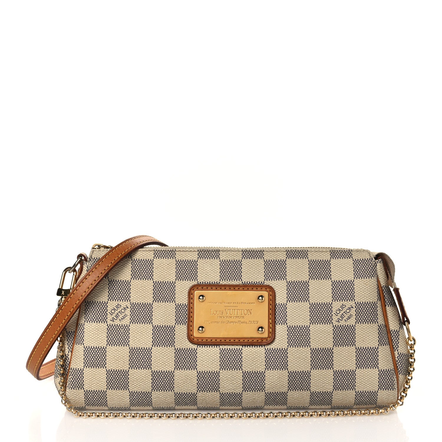 Louis Vuitton Damier Azur Eva Clutch 1 of 11