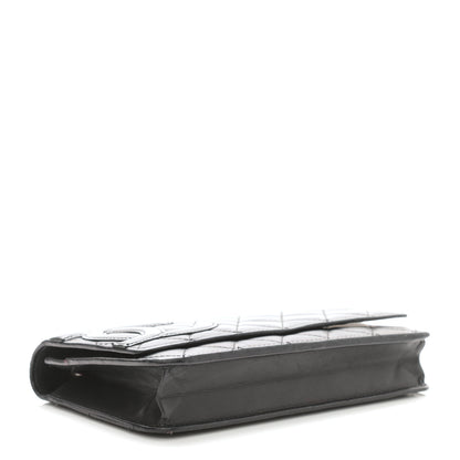 Chanel Calfskin Quilted Cambon Wallet On Chain WOC Black 4 of 14