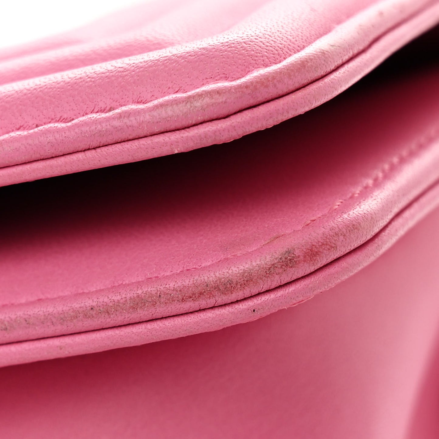 Calfskin Quilted Small Boy Flap Pink