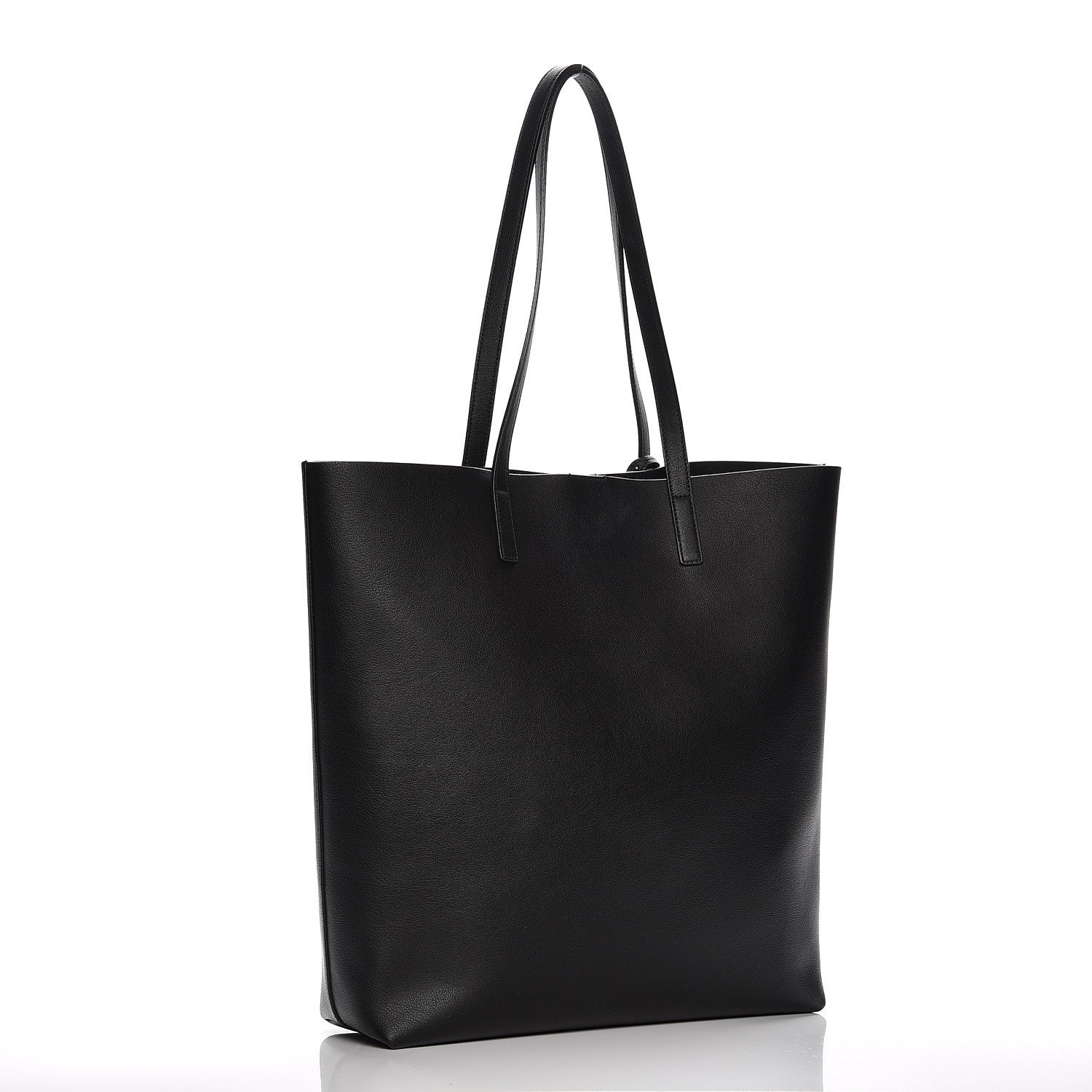Saint Laurent Calfskin Medium Shopping Tote Black 3 of 9