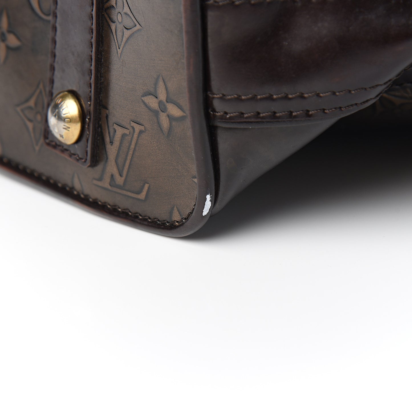 Monogram Embossed Sergent PM Bronze