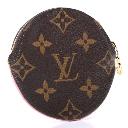 Louis Vuitton Monogram 2020 Christmas Animation Swing Ride Round Coin Purse Pink Poppy 3 of 7
