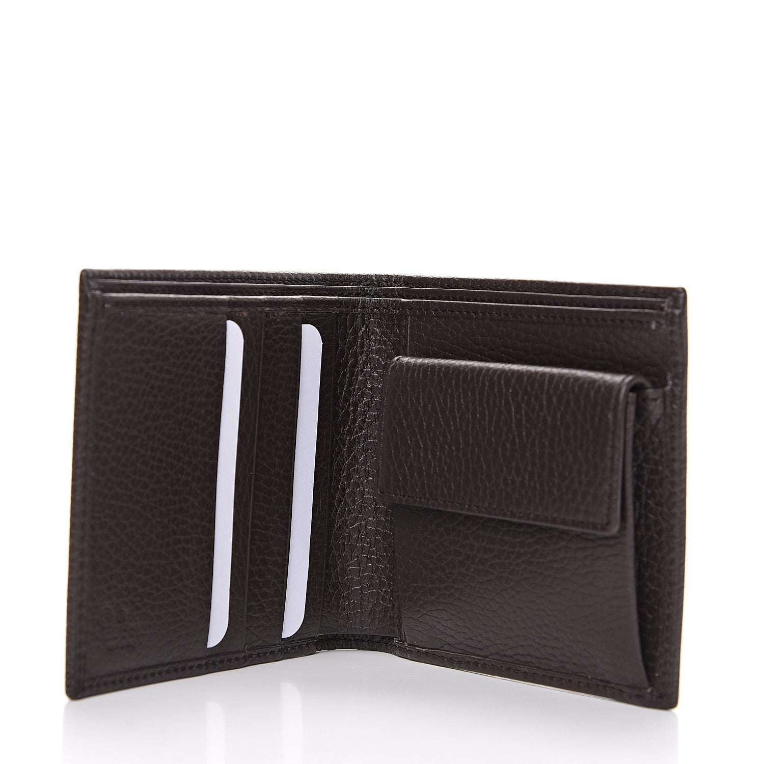 Gucci Monogram Bi-Fold Wallet Dark Brown 4 of 7