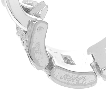 Cartier 18K White Gold Diamond Panthere Maillon Earrings 4 of 6