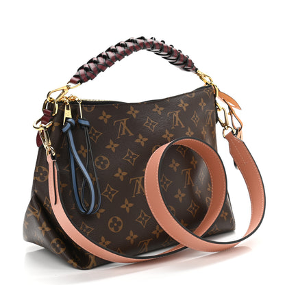 Louis Vuitton Monogram Beaubourg Hobo Mini Bordeaux Red Peach Safran Blue Jean Blue 4 of 10