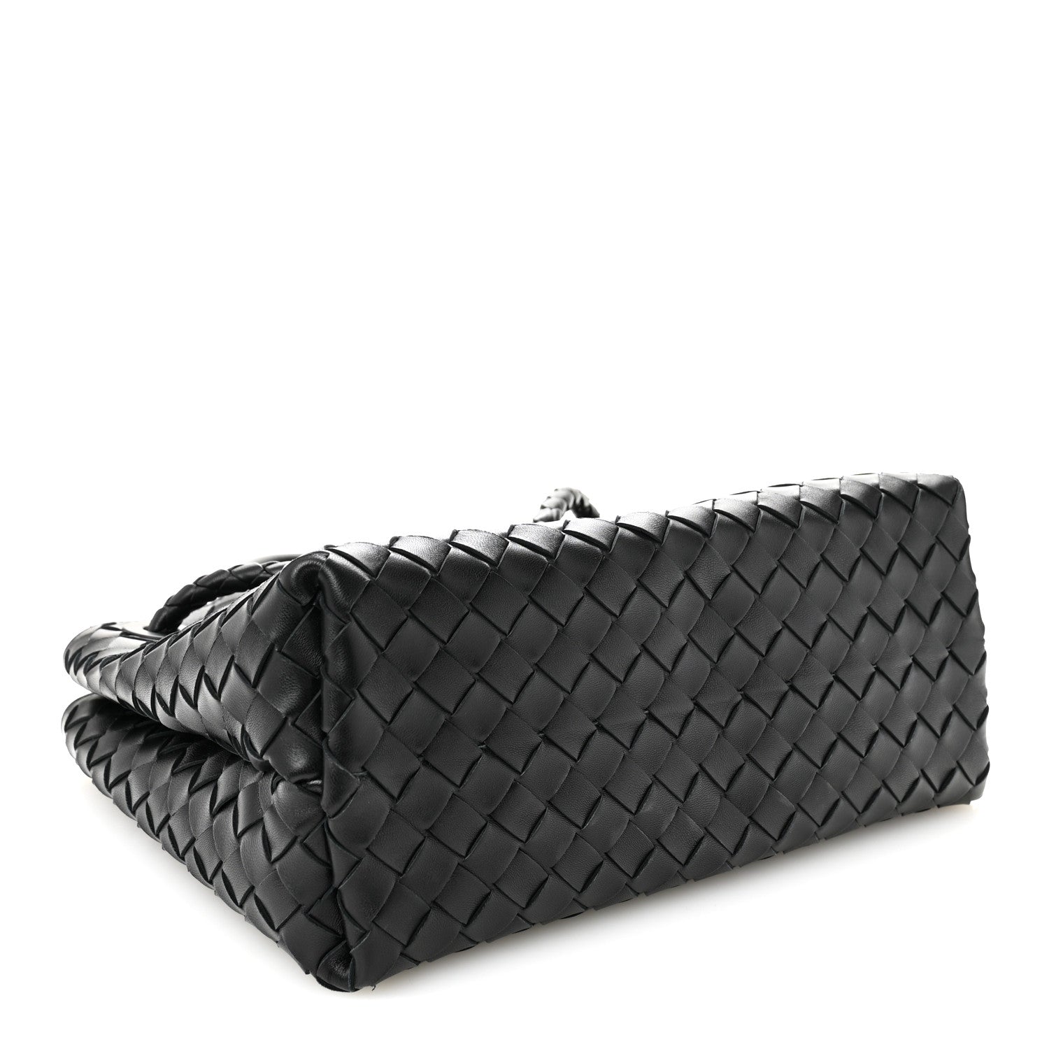 Bottega Veneta Nappa Intrecciato Medium Andiamo Shoulder Bag Black 4 of 9