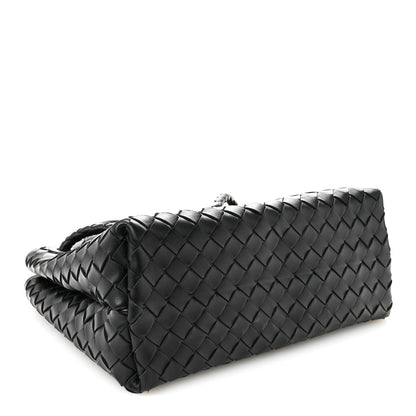 Bottega Veneta Nappa Intrecciato Medium Andiamo Shoulder Bag Black 4 of 9