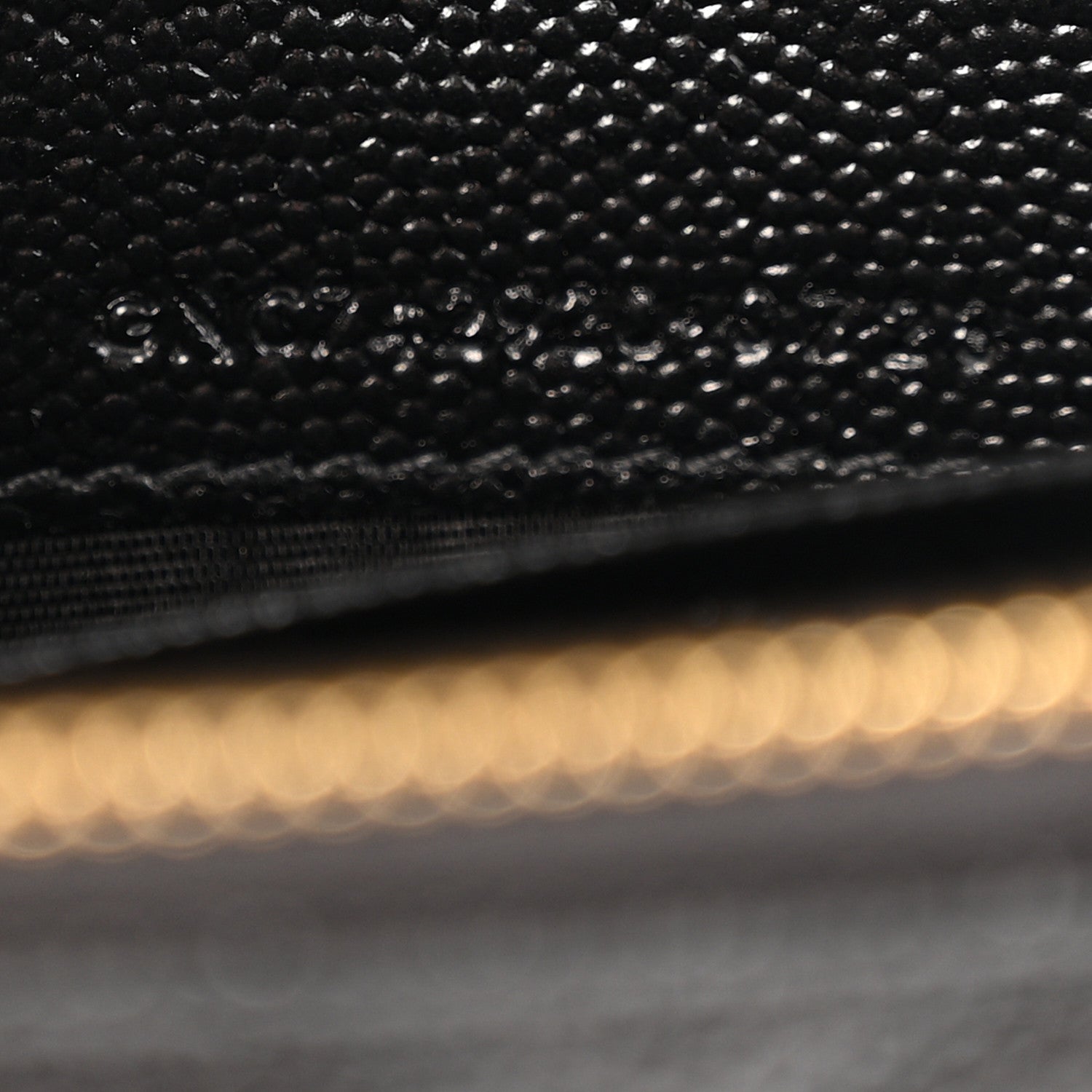 Saint Laurent Grain De Poudre Matelasse Chevron Monogram Envelope Chain Wallet Black 7 of 14