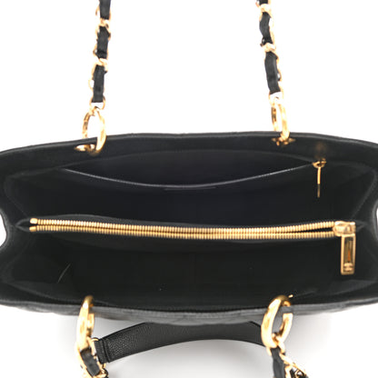Chanel Caviar Quilted Grand Shopping Tote GST Black 5 of 8