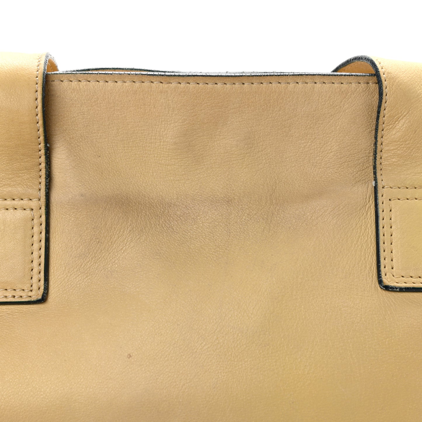 Lambskin Edgy Tote Beige