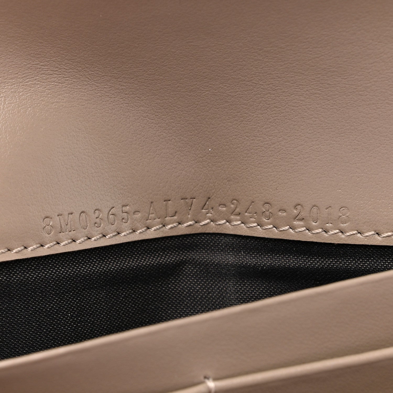 Fendi Vitello King Cruise FF Diamonds Continental Envelope Wallet On Chain Truffle Dove 7 of 10