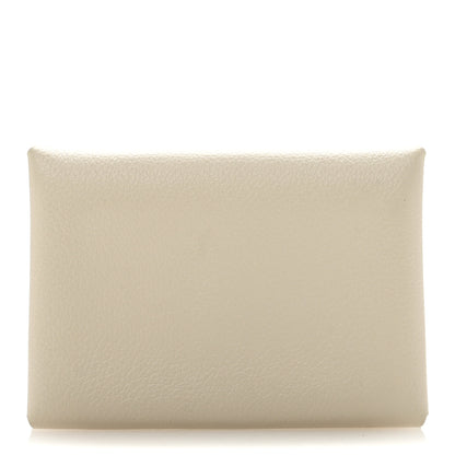 Hermes Evercolor Calvi Duo Card Case Beton 1 of 9