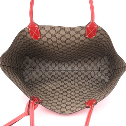Gucci GG Supreme Medium Reversible Tote Beige Red 14 of 19