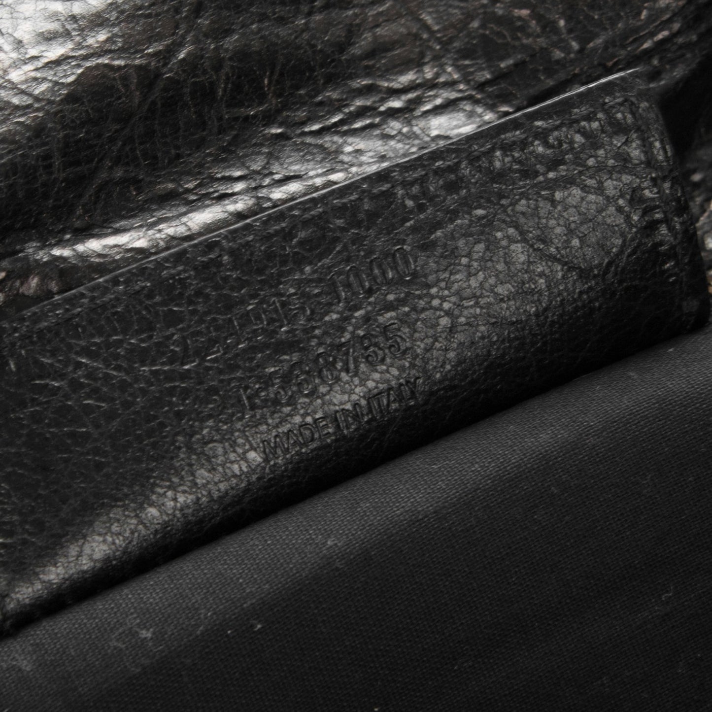 Agneau Classic Hardware Envelope Clutch Black