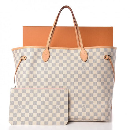 Louis Vuitton Damier Azur Neo Neverfull GM Rose Ballerine 10 of 10