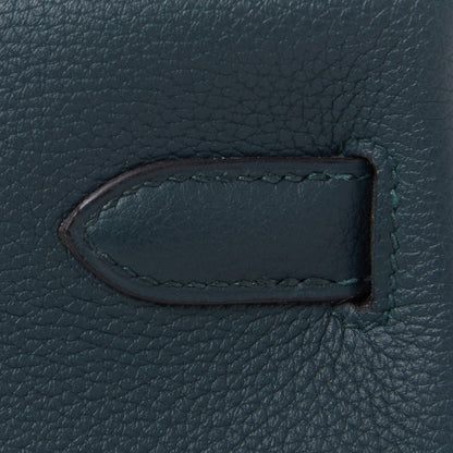 Hermes Togo Kelly Retourne 32 Vert Cypress 10 of 33