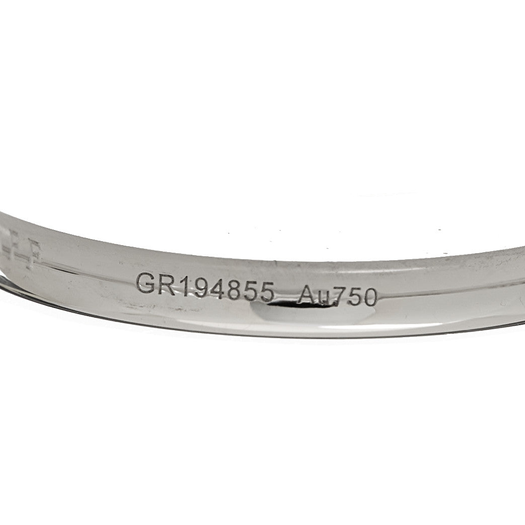 18K White Gold Diamond Laurence Graff Signature Band Ring 54 7