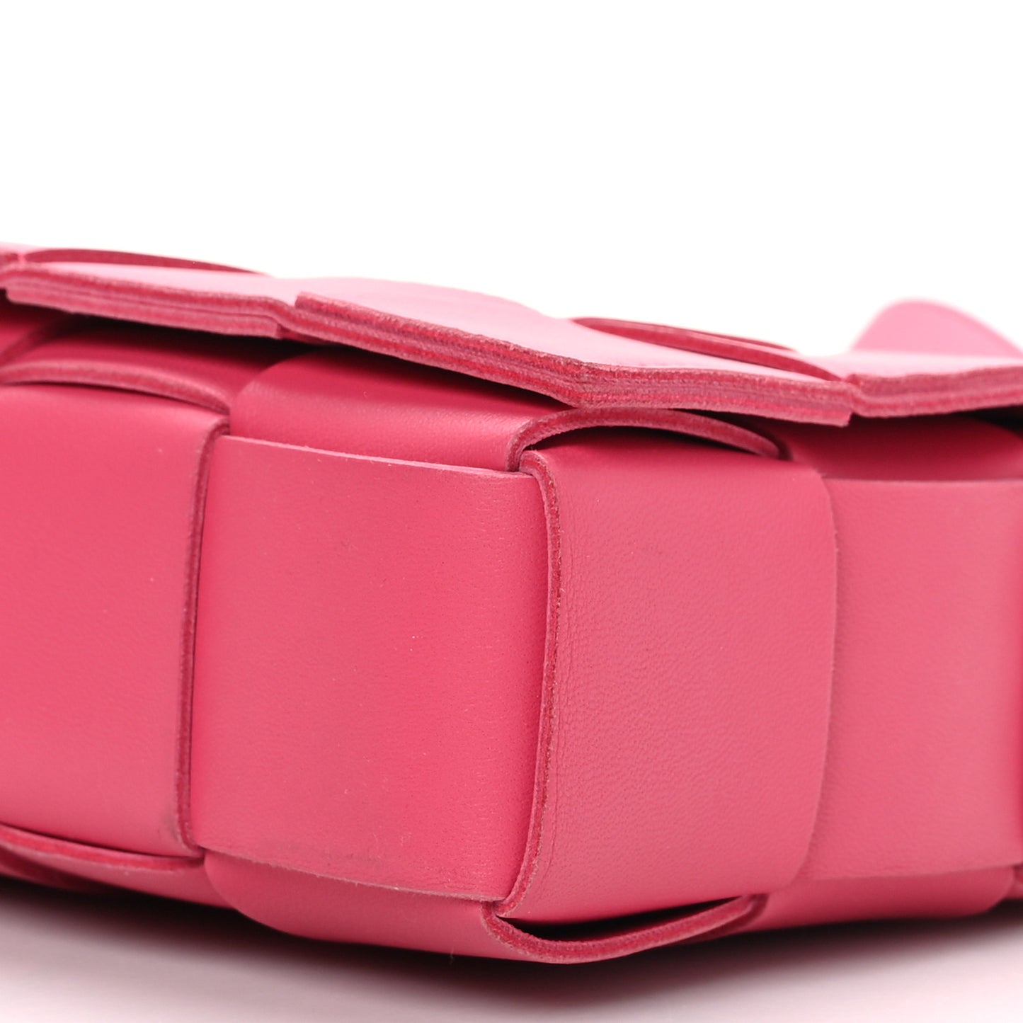 Lambskin Maxi Intrecciato Cassette Crossbody Bag Lollipop
