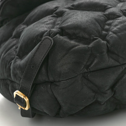 Chanel Iridescent Calfskin Quilted Chesterfield Backpack Black 10 of 11