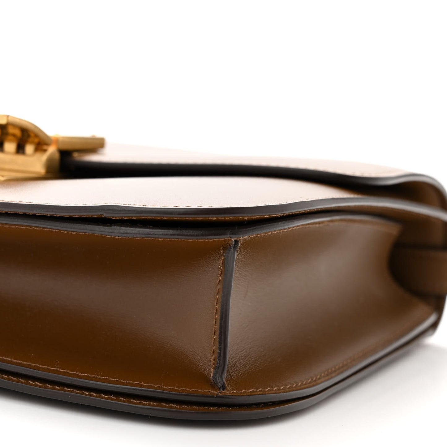 Box Calfskin Medium Classic Box Flap Bag Camel